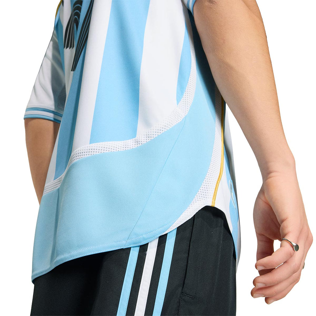 ADIDAS ARGENTINA 2006 HOME JERSEY MESSI#19 - WHITE/CLEAR BLUE