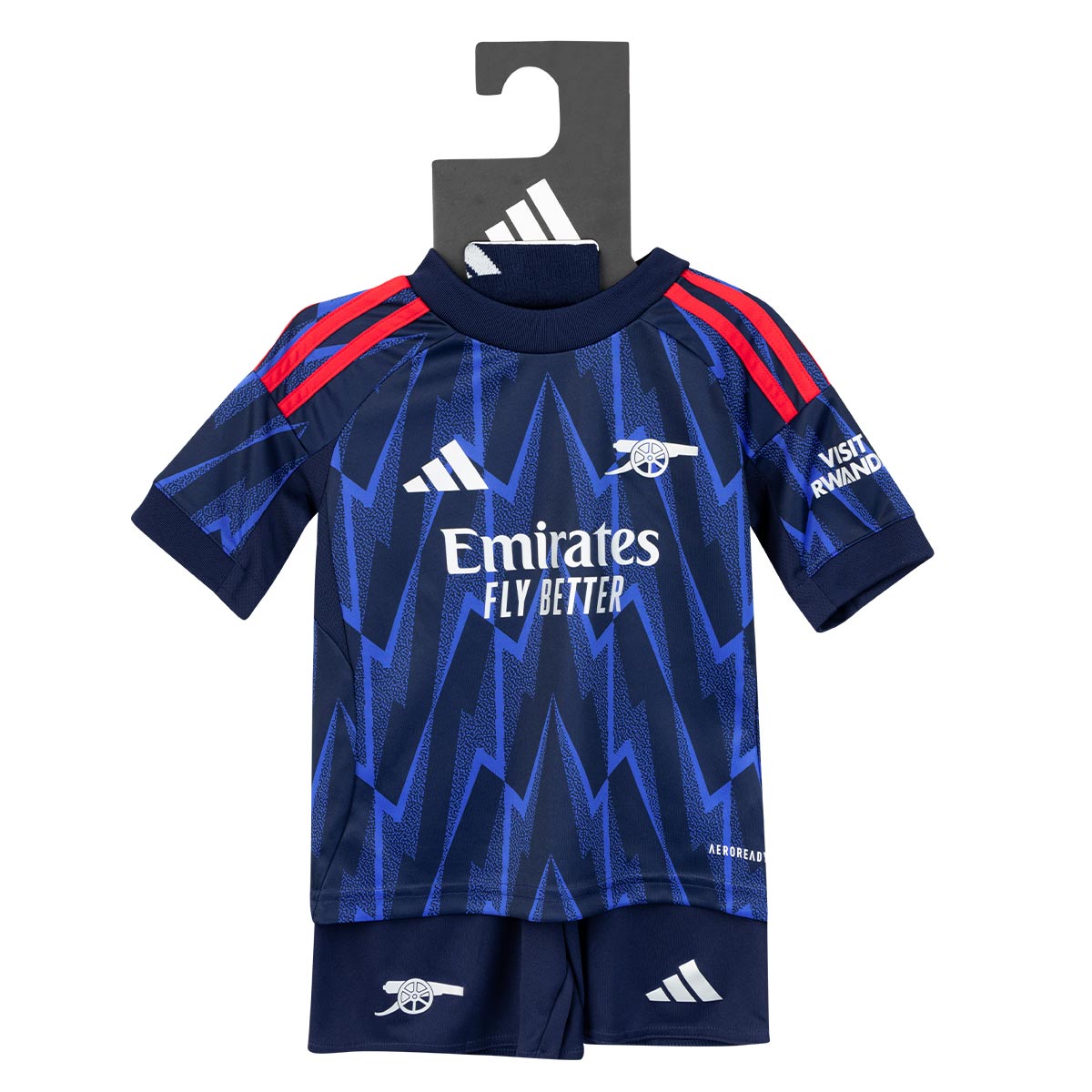 ADIDAS ARSENAL 2025/2026 AWAY MINI JERSEY - NIGHT INDIGO/GREY TWO