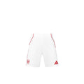 ADIDAS ARSENAL 2025/2026 HOME KIDS SHORTS - WHITE/BETTER SCARLET