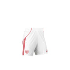 ADIDAS ARSENAL 2025/2026 HOME KIDS SHORTS - WHITE/BETTER SCARLET