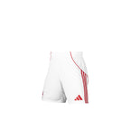 ADIDAS ARSENAL 2025/2026 HOME KIDS SHORTS - WHITE/BETTER SCARLET