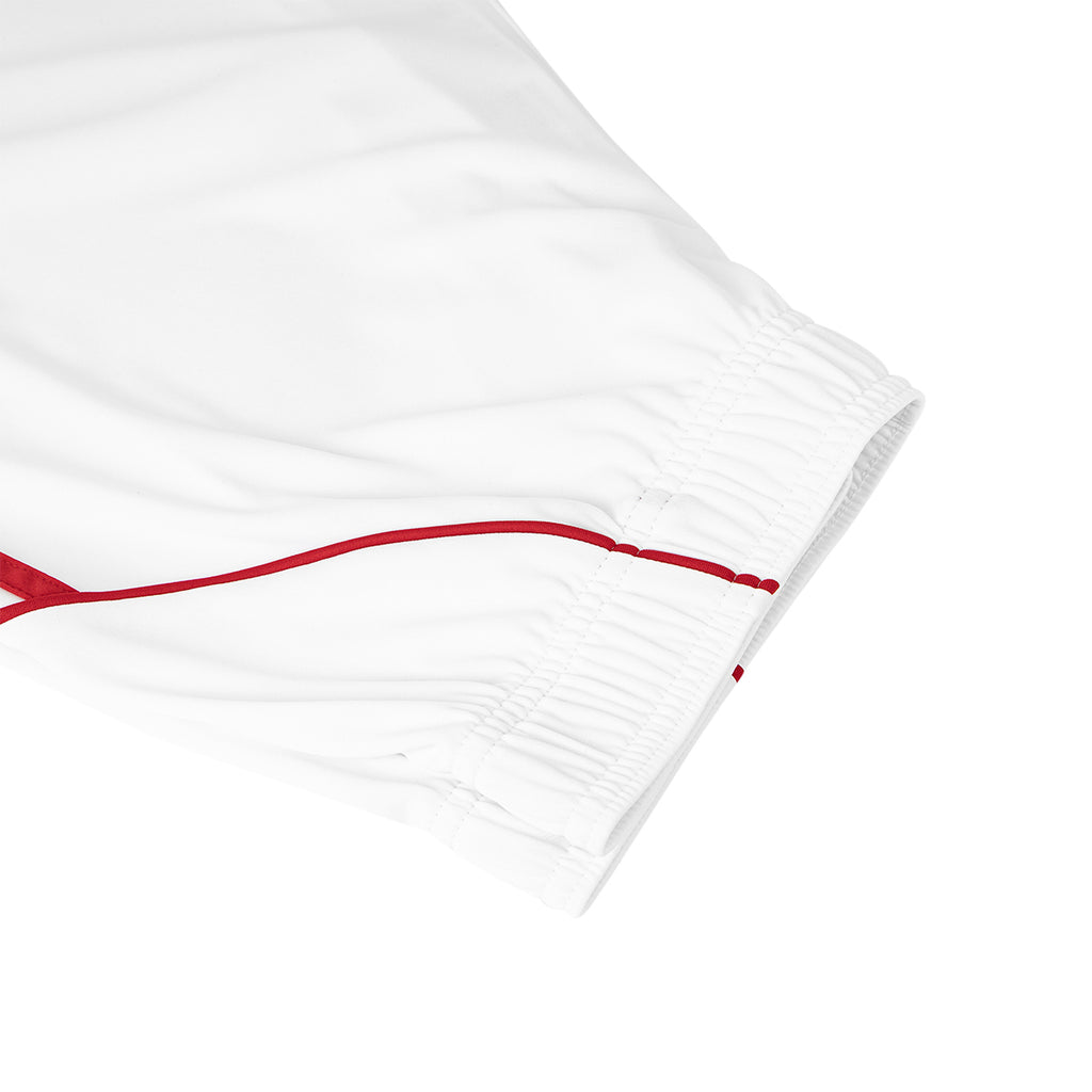 ADIDAS ARSENAL 2025/2026 HOME KIDS SHORTS - WHITE/BETTER SCARLET