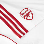 ADIDAS ARSENAL 2025/2026 HOME KIDS SHORTS - WHITE/BETTER SCARLET