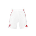 ADIDAS ARSENAL 2025/2026 HOME SHORTS - WHITE/BETTER SCARLET
