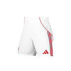 ADIDAS ARSENAL 2025/2026 HOME SHORTS - WHITE/BETTER SCARLET