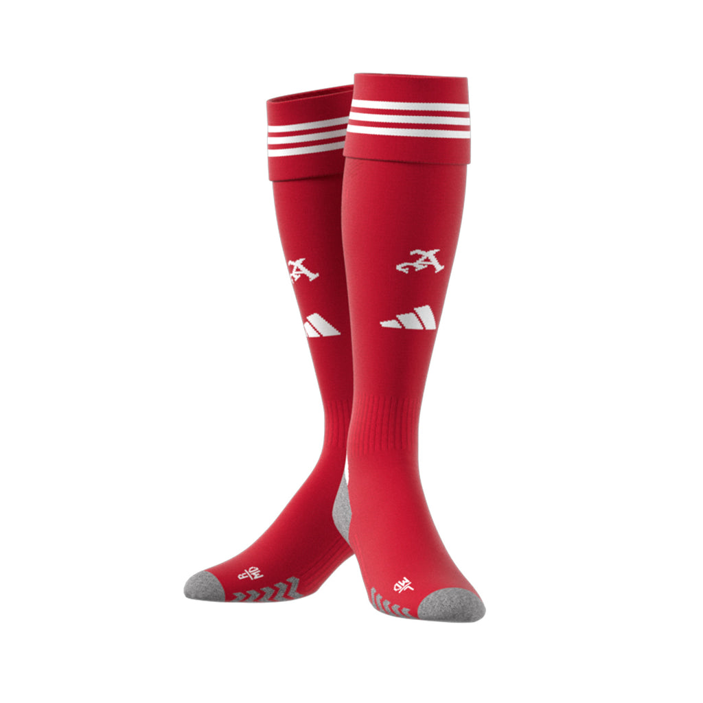 ADIDAS ARSENAL 2025/2026 HOME SOCKS - BETTER SCARLET/WHITE