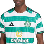 ADIDAS CELTIC FC 2025/2026 HOME REPLICA JERSEY - WHITE/GREEN