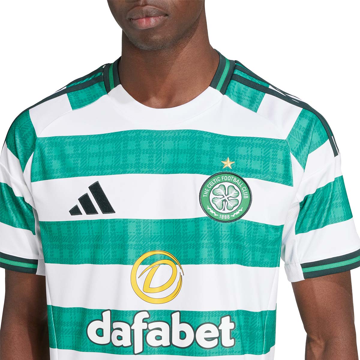 ADIDAS CELTIC FC 2025/2026 HOME REPLICA JERSEY - WHITE/GREEN
