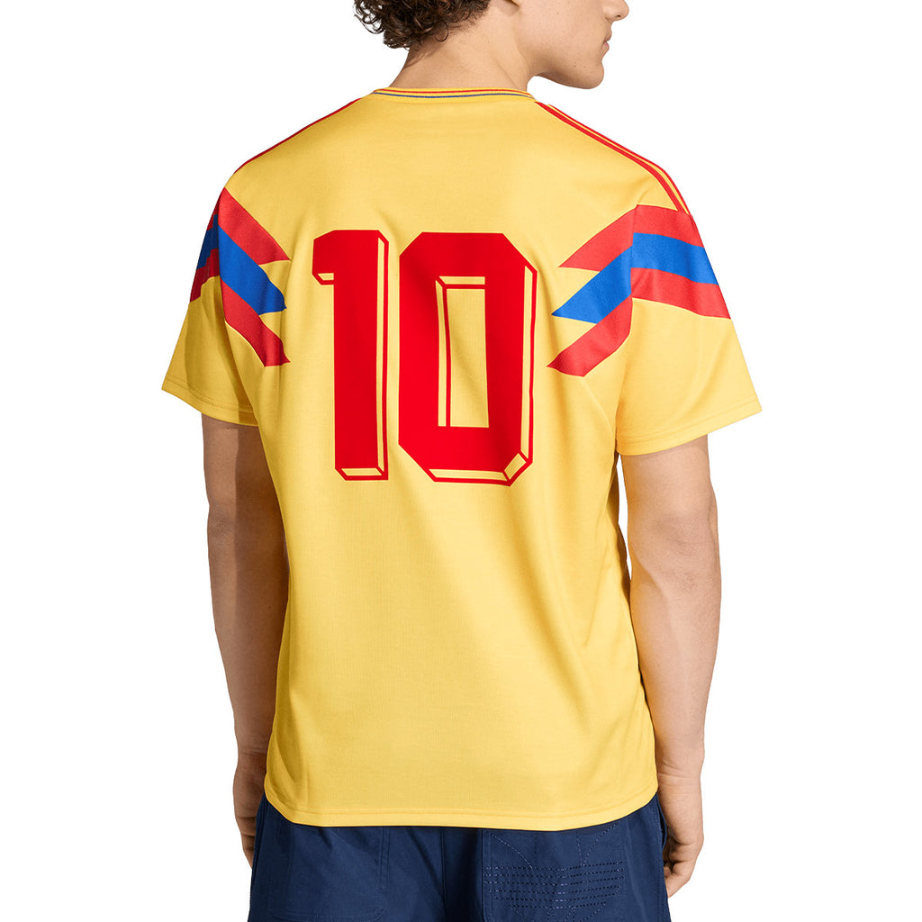 ADIDAS COLOMBIA 1990 AWAY JERSEY - BOLD GOLD