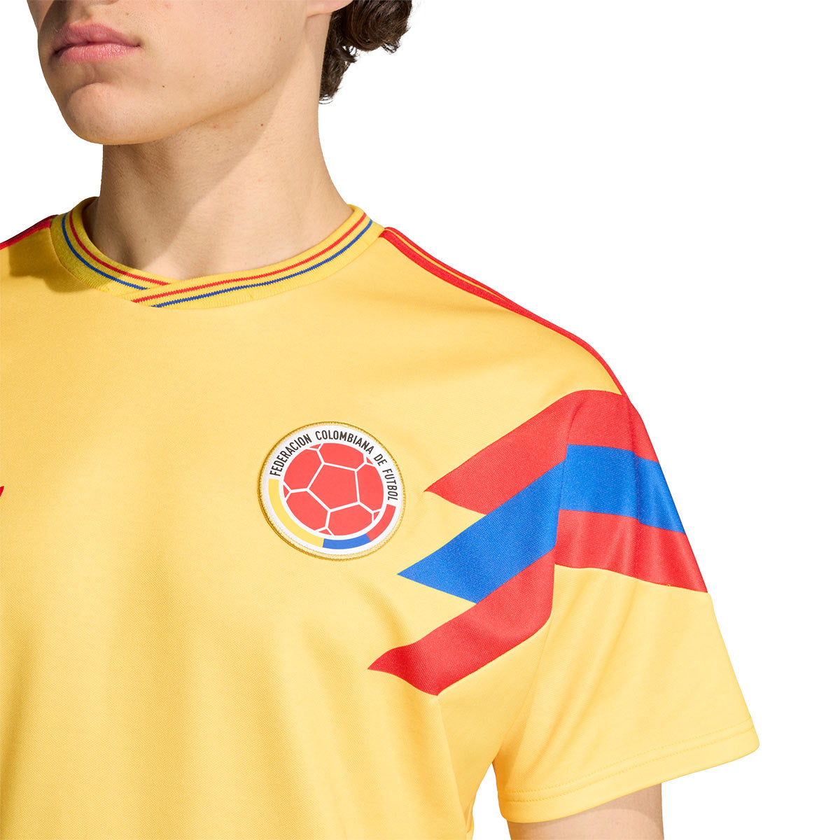 ADIDAS COLOMBIA 1990 AWAY JERSEY - BOLD GOLD