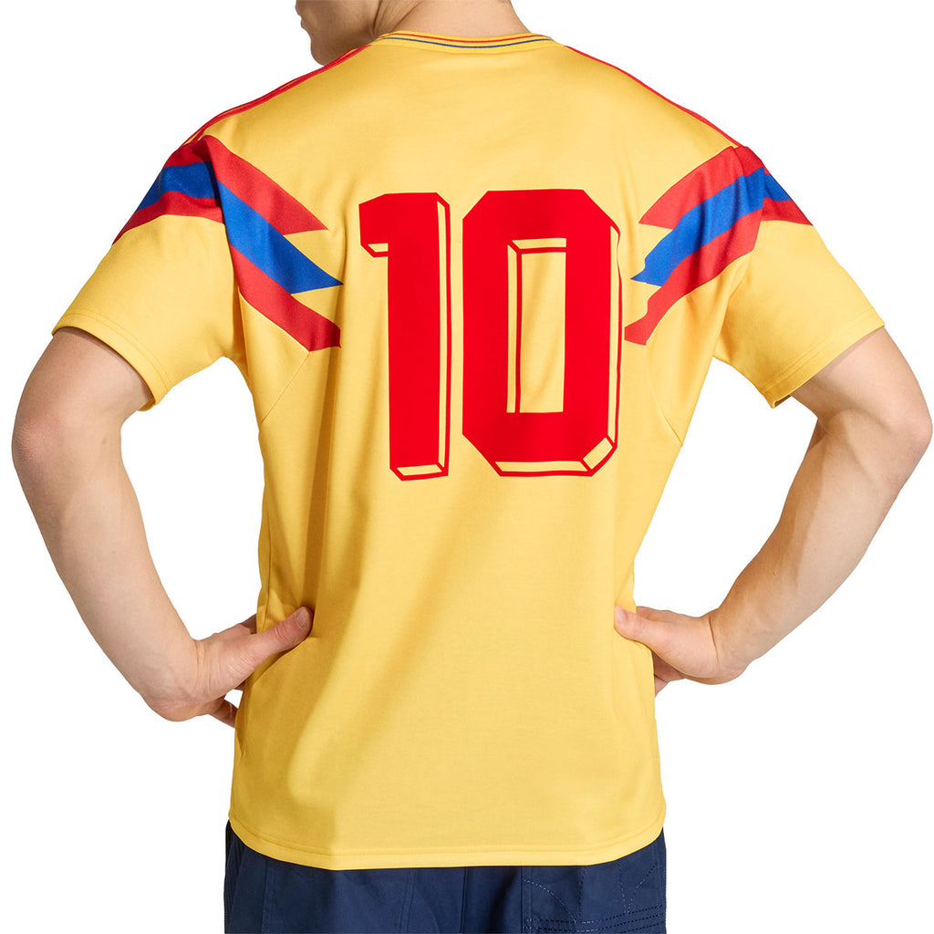 ADIDAS COLOMBIA 1990 AWAY JERSEY - BOLD GOLD