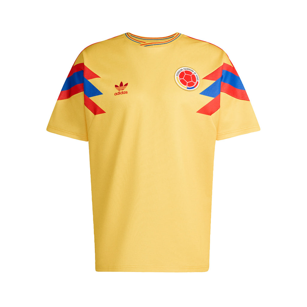 ADIDAS COLOMBIA 1990 AWAY JERSEY - BOLD GOLD