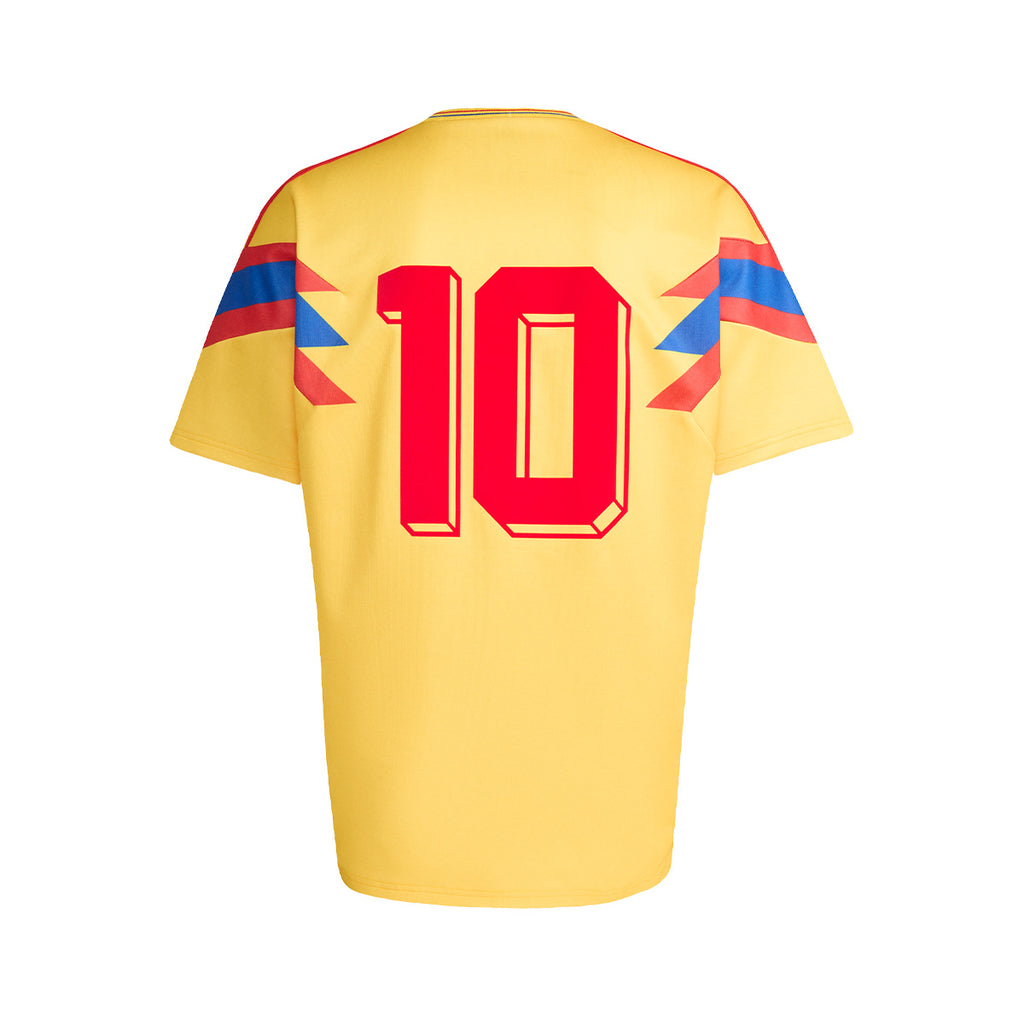 ADIDAS COLOMBIA 1990 AWAY JERSEY - BOLD GOLD