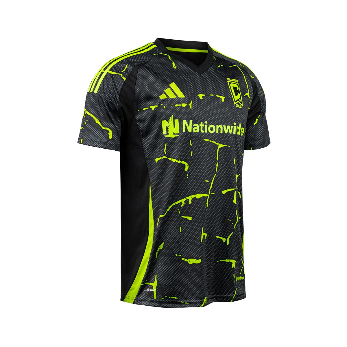 ADIDAS COLUMBUS CREW 2025/2026 AWAY REPLICA JERSEY - BLACK