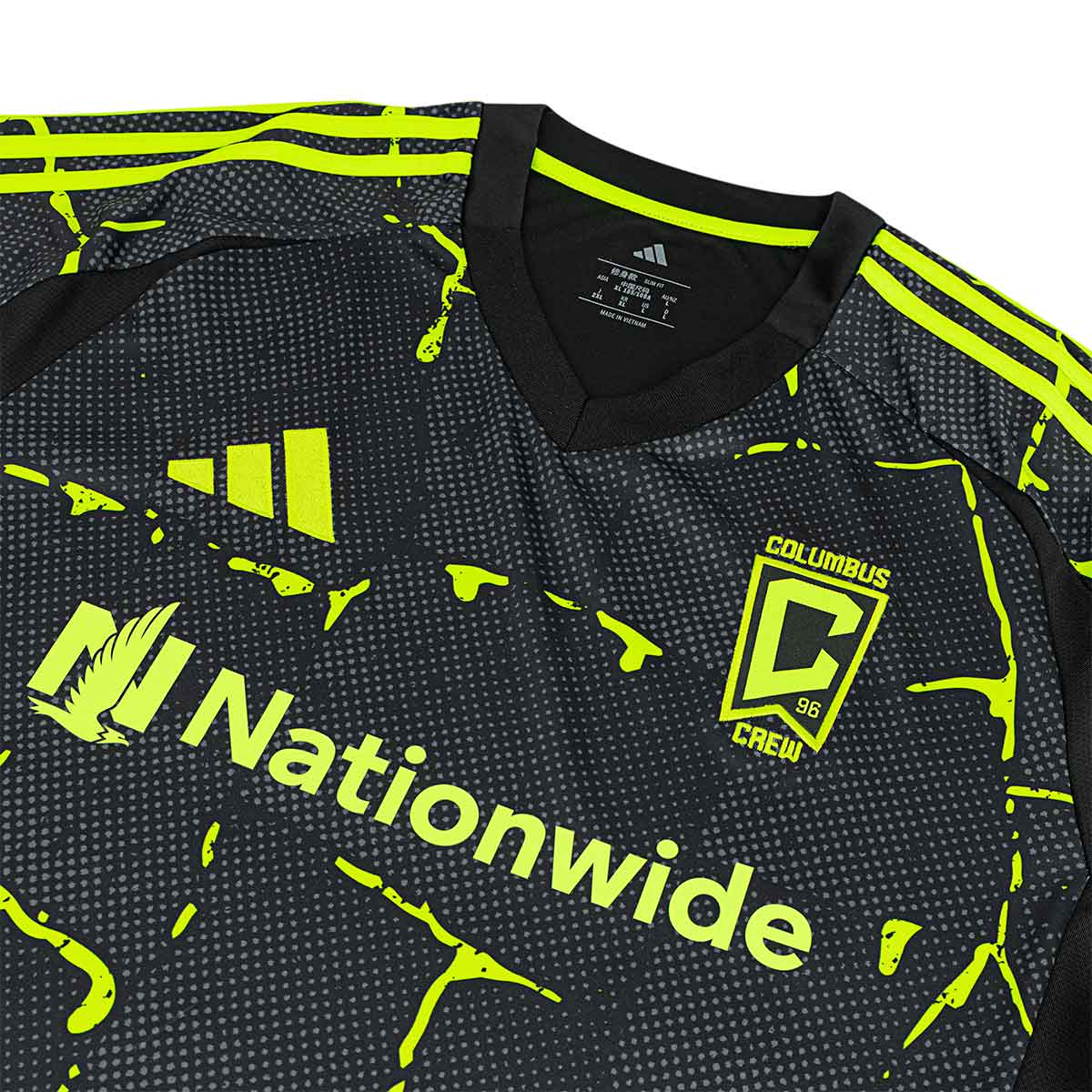 ADIDAS COLUMBUS CREW 2025/2026 AWAY REPLICA JERSEY - BLACK
