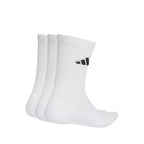 ADIDAS CUSHIONED CREW SOCKS 3 PAIRS - WHITE/WHITE/BLACK