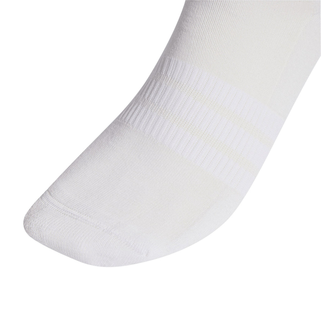 ADIDAS CUSHIONED CREW SOCKS 3 PAIRS - WHITE/WHITE/BLACK