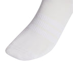 ADIDAS CUSHIONED CREW SOCKS 3 PAIRS - WHITE/WHITE/BLACK