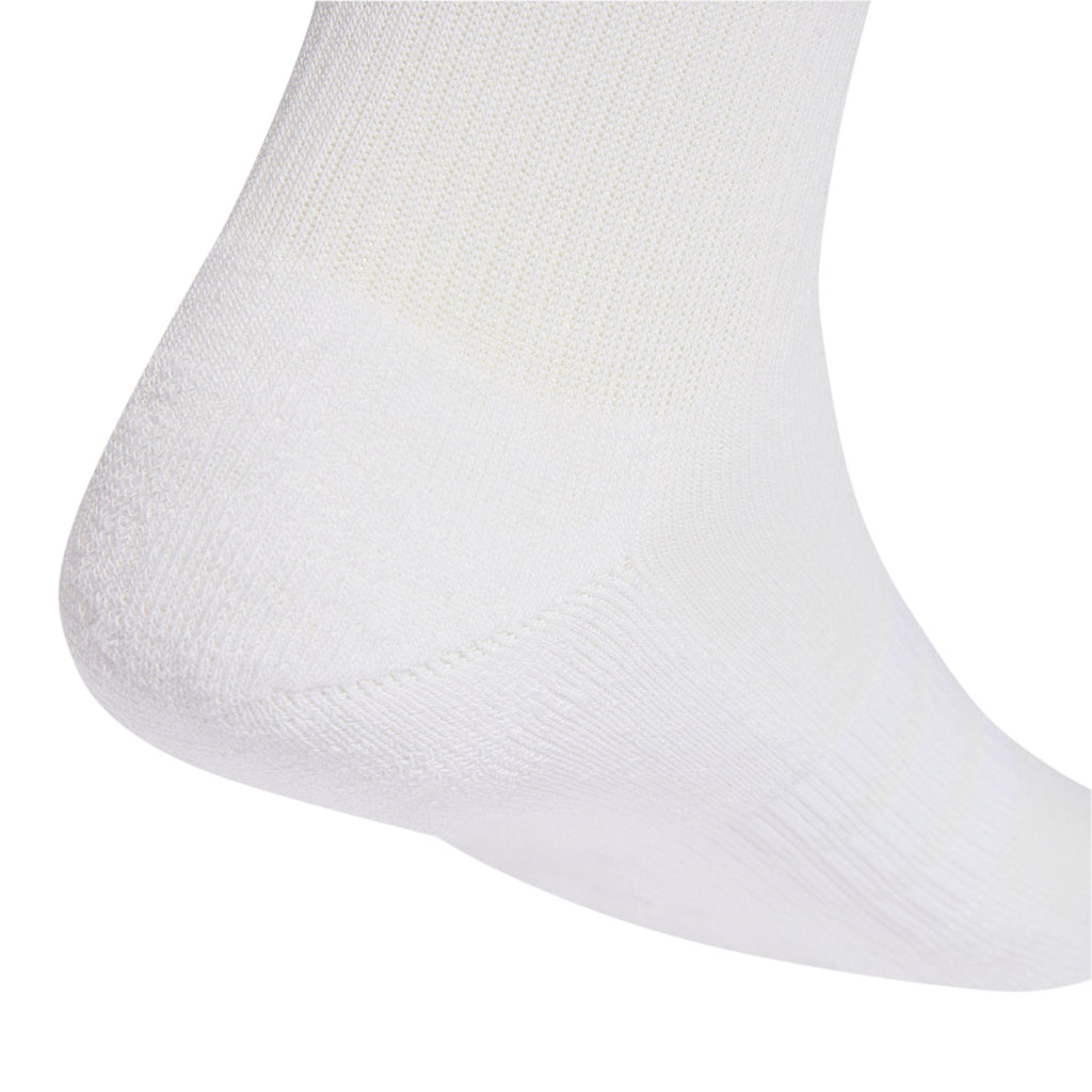 ADIDAS CUSHIONED CREW SOCKS 3 PAIRS - WHITE/WHITE/BLACK