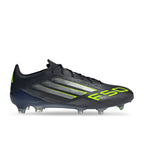ADIDAS F50 ELITE FG - CORE BLACK/IRON MET/LUCID LEMON