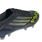 ADIDAS F50 ELITE FG - CORE BLACK/IRON MET/LUCID LEMON