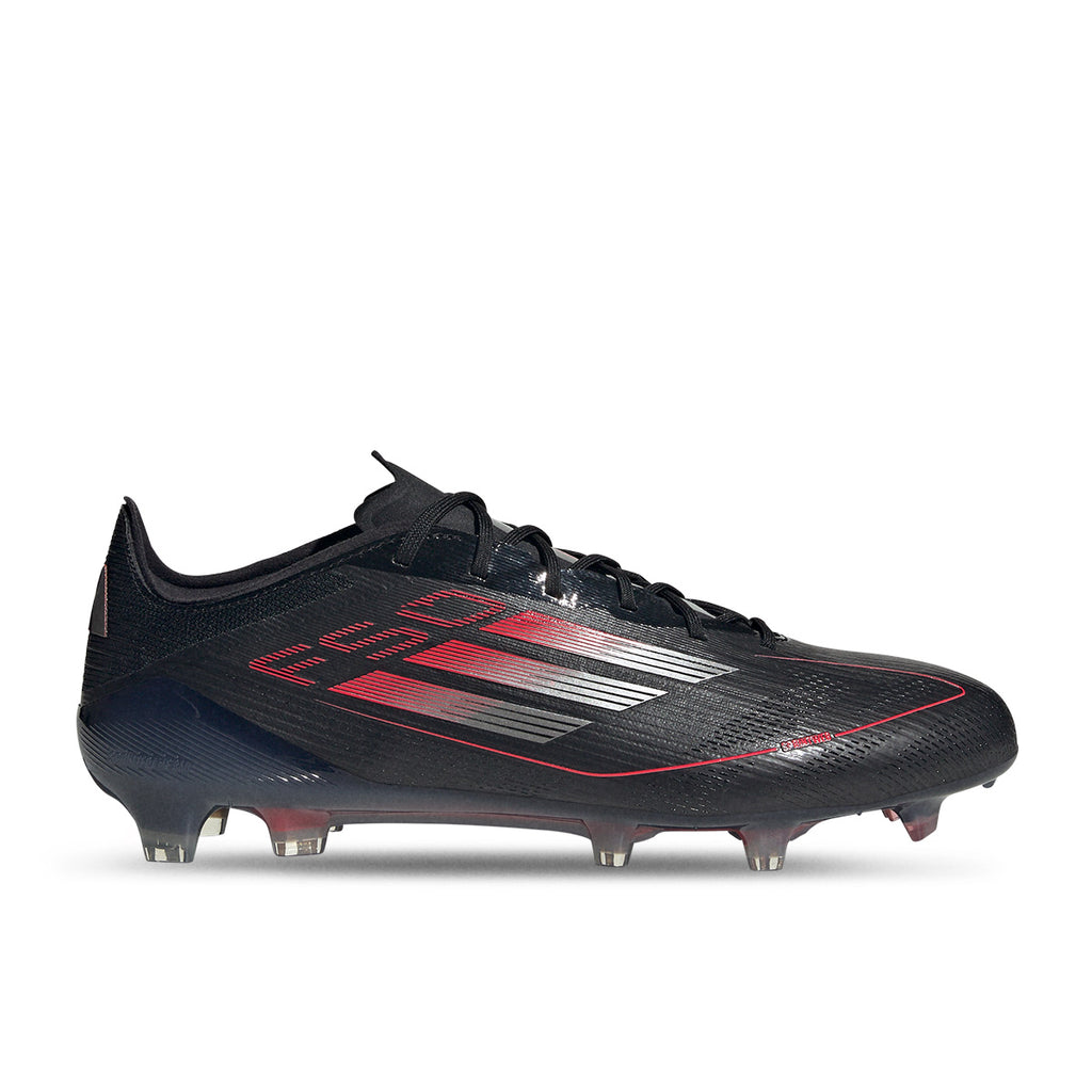 ADIDAS F50 ELITE FG - CORE BLACK/IRON MET/LUCID RED