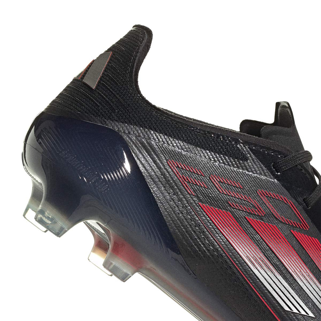 ADIDAS F50 ELITE FG - CORE BLACK/IRON MET/LUCID RED