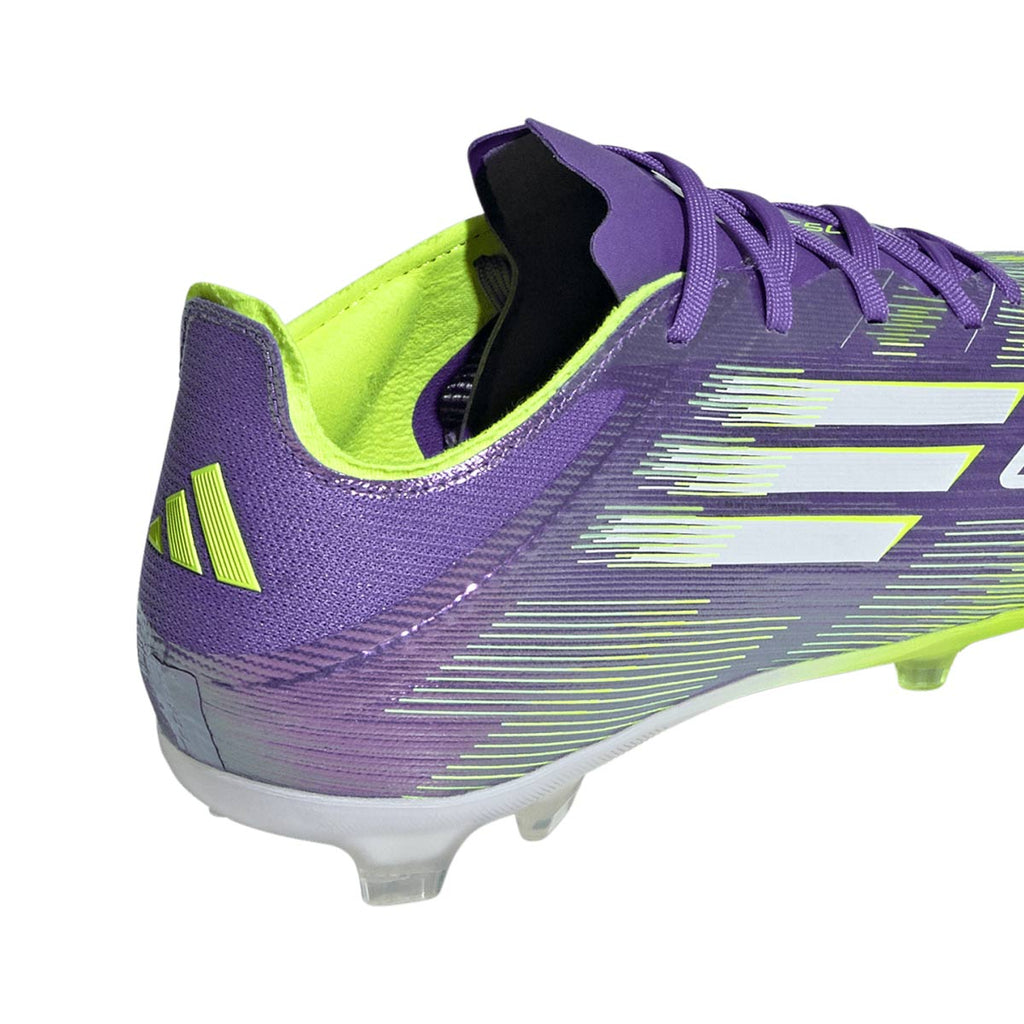 ADIDAS F50 ELITE FG J - PURPLE RUSH/FTWR WHITE/LUCID LEMON