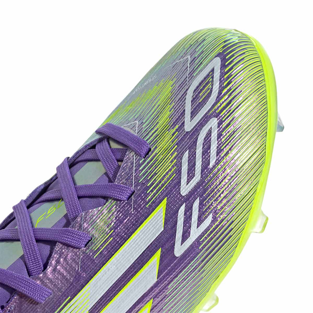 ADIDAS F50 ELITE FG J - PURPLE RUSH/FTWR WHITE/LUCID LEMON