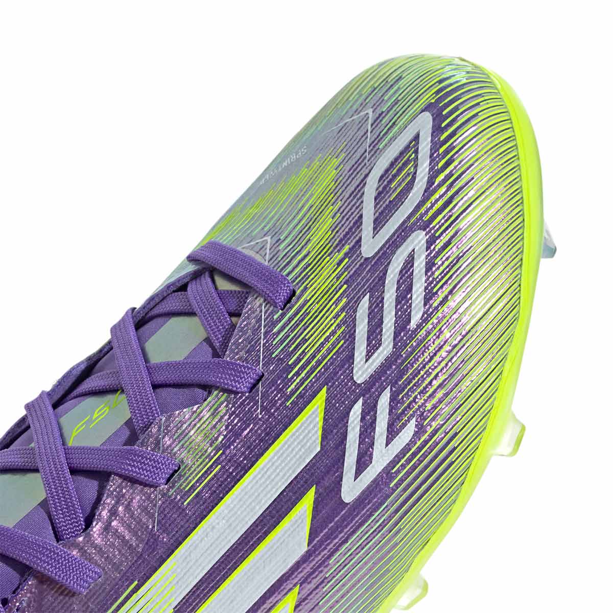 ADIDAS F50 ELITE FG J - PURPLE RUSH/FTWR WHITE/LUCID LEMON