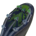 ADIDAS F50 ELITE LACELESS FG - CORE BLACK/IRON MET/LUCID LEMON