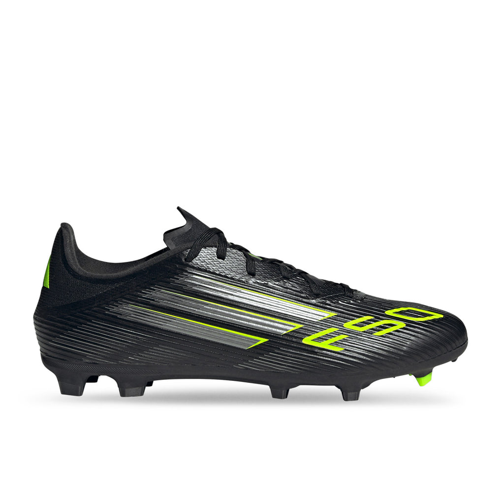 ADIDAS F50 LEAGUE FG/MG - CORE BLACK/IRON MET/LUCID LEMON