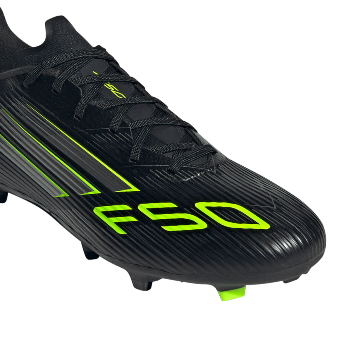 ADIDAS F50 LEAGUE FG/MG - CORE BLACK/IRON MET/LUCID LEMON