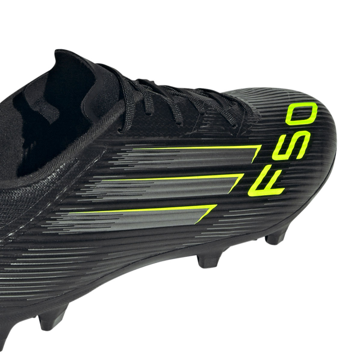 ADIDAS F50 LEAGUE FG/MG - CORE BLACK/IRON MET/LUCID LEMON