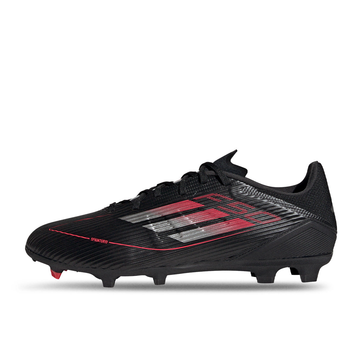 ADIDAS F50 LEAGUE FG/MG - CORE BLACK/IRON MET/LUCID RED