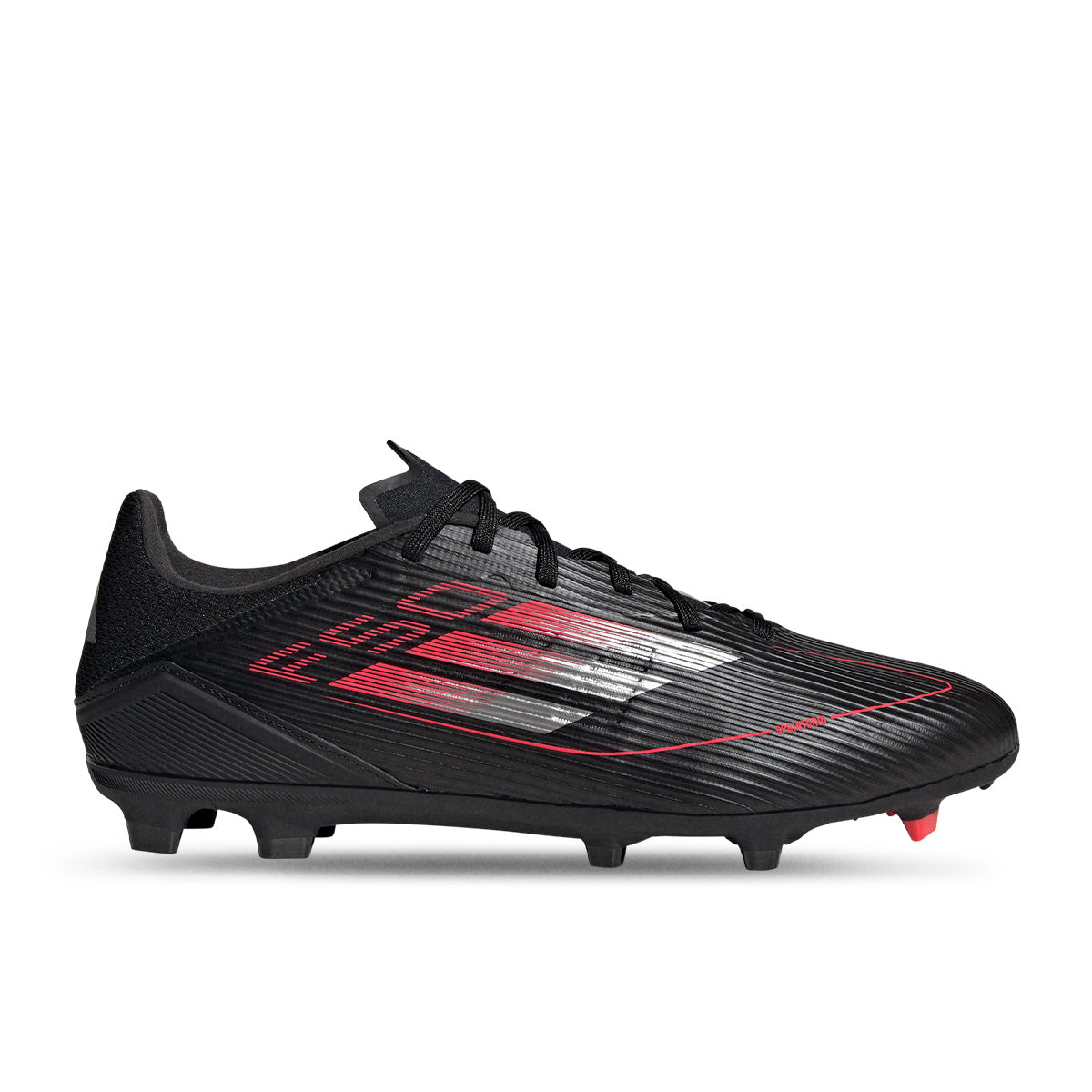 ADIDAS F50 LEAGUE FG/MG - CORE BLACK/IRON MET/LUCID RED