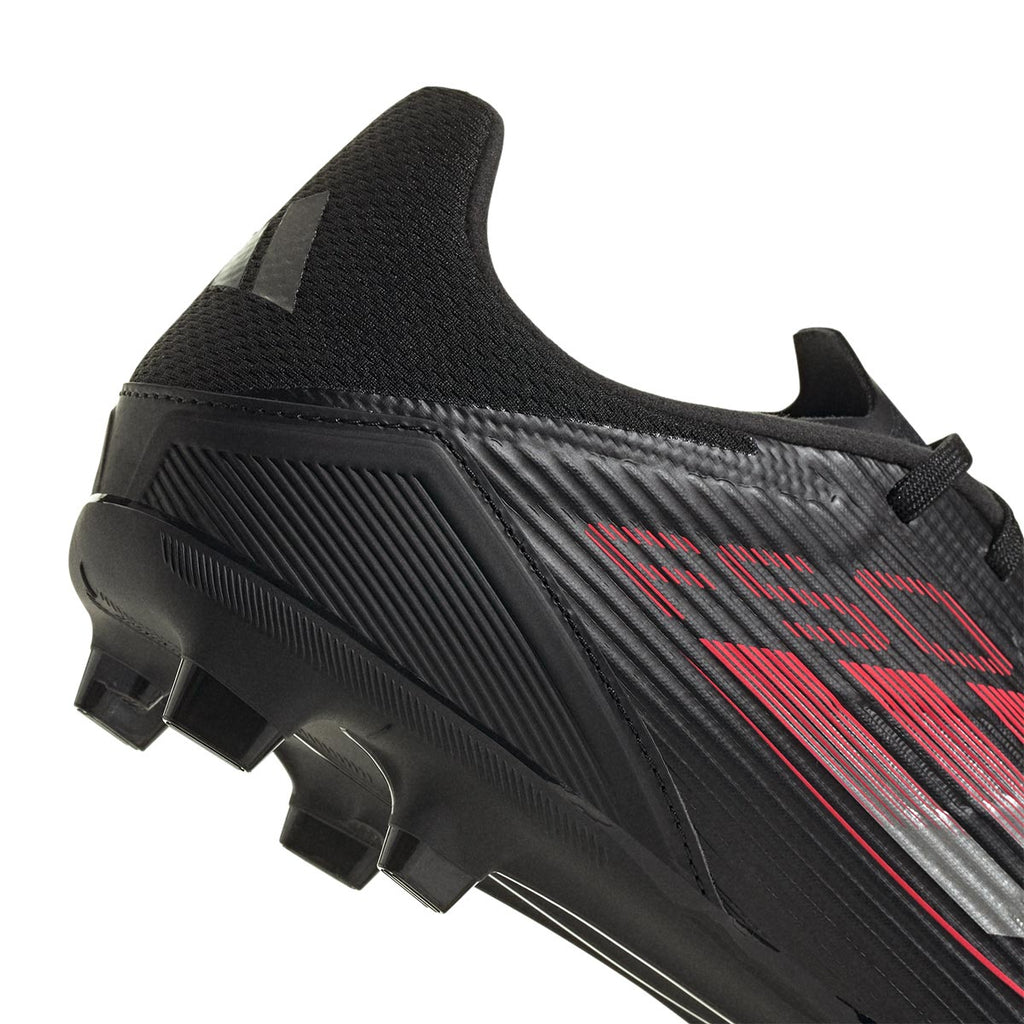 ADIDAS F50 LEAGUE FG/MG - CORE BLACK/IRON MET/LUCID RED