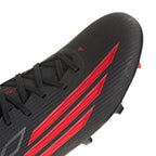 ADIDAS F50 LEAGUE FG/MG - CORE BLACK/LUCID RED/CORE BLACK