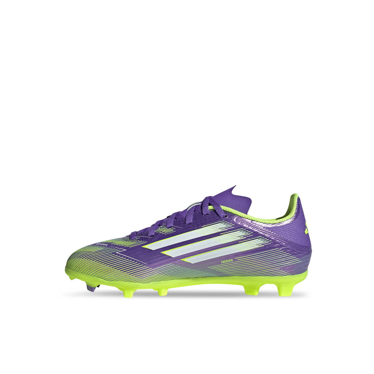 ADIDAS F50 LEAGUE FG/MG J - PURPLE RUSH/FTWR WHITE/LUCID LEMON