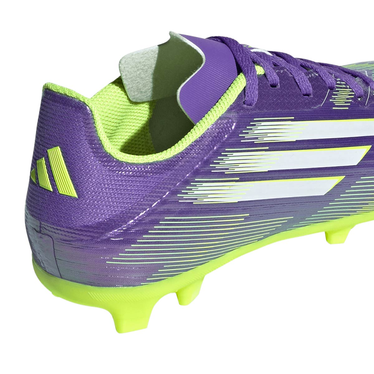 ADIDAS F50 LEAGUE FG/MG J - PURPLE RUSH/FTWR WHITE/LUCID LEMON