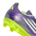 ADIDAS F50 LEAGUE FG/MG J - PURPLE RUSH/FTWR WHITE/LUCID LEMON