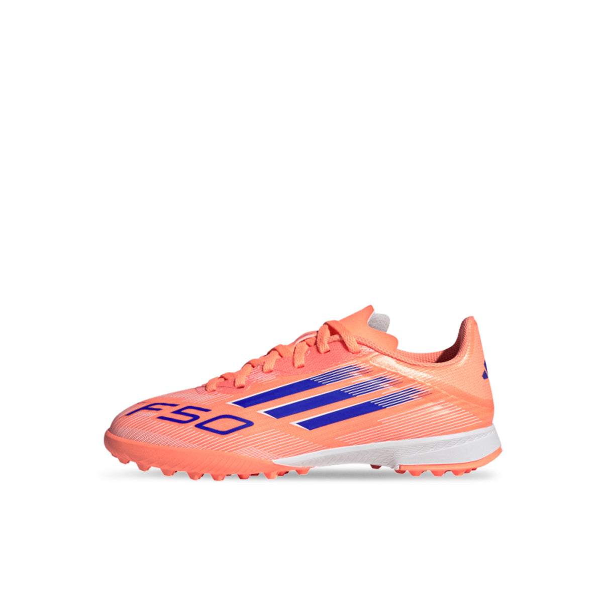 ADIDAS F50 LEAGUE TF J - BEAM ORANGE/LUCID BLUE/FTWR WHITE