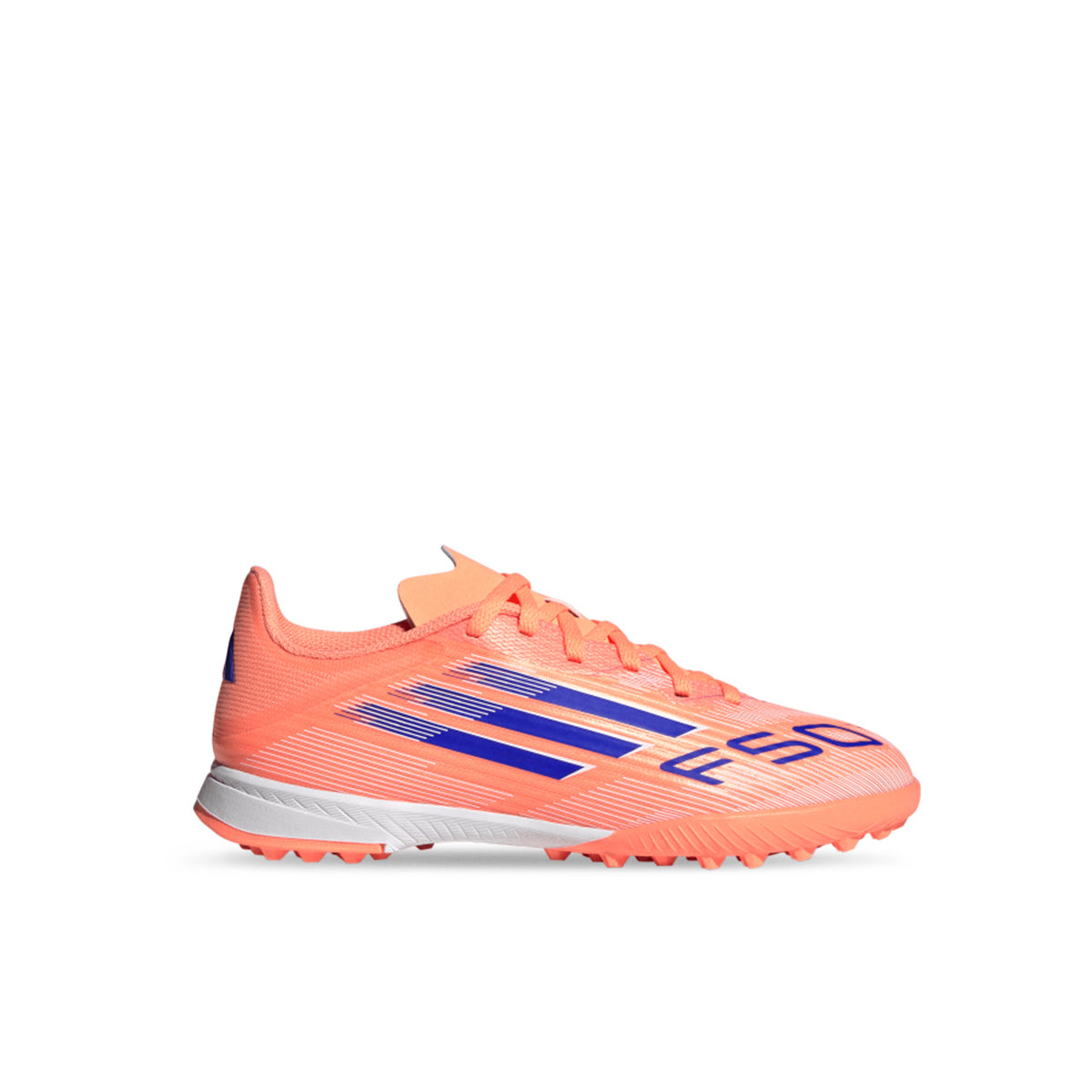 ADIDAS F50 LEAGUE TF J - BEAM ORANGE/LUCID BLUE/FTWR WHITE