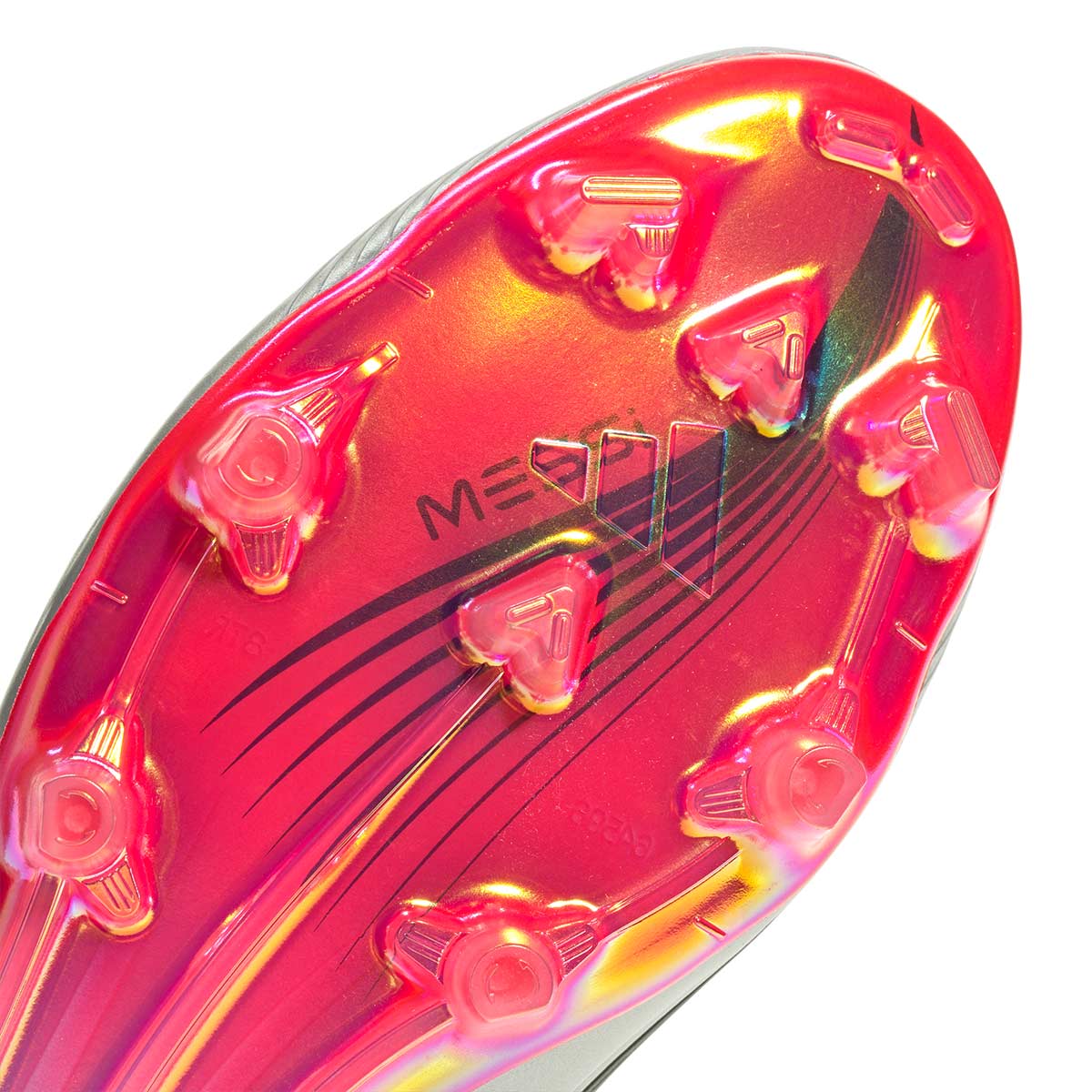 ADIDAS F50 MESSI ELITE FG - FTWR WHITE/LUCID RED/SILVER MET