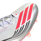 ADIDAS F50 MESSI ELITE FG - FTWR WHITE/LUCID RED/SILVER MET