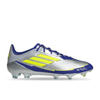 ADIDAS F50 MESSI ELITE FG - SILVER MET/SOLAR YELLOW/LUCID BLUE