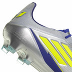 ADIDAS F50 MESSI ELITE FG - SILVER MET/SOLAR YELLOW/LUCID BLUE