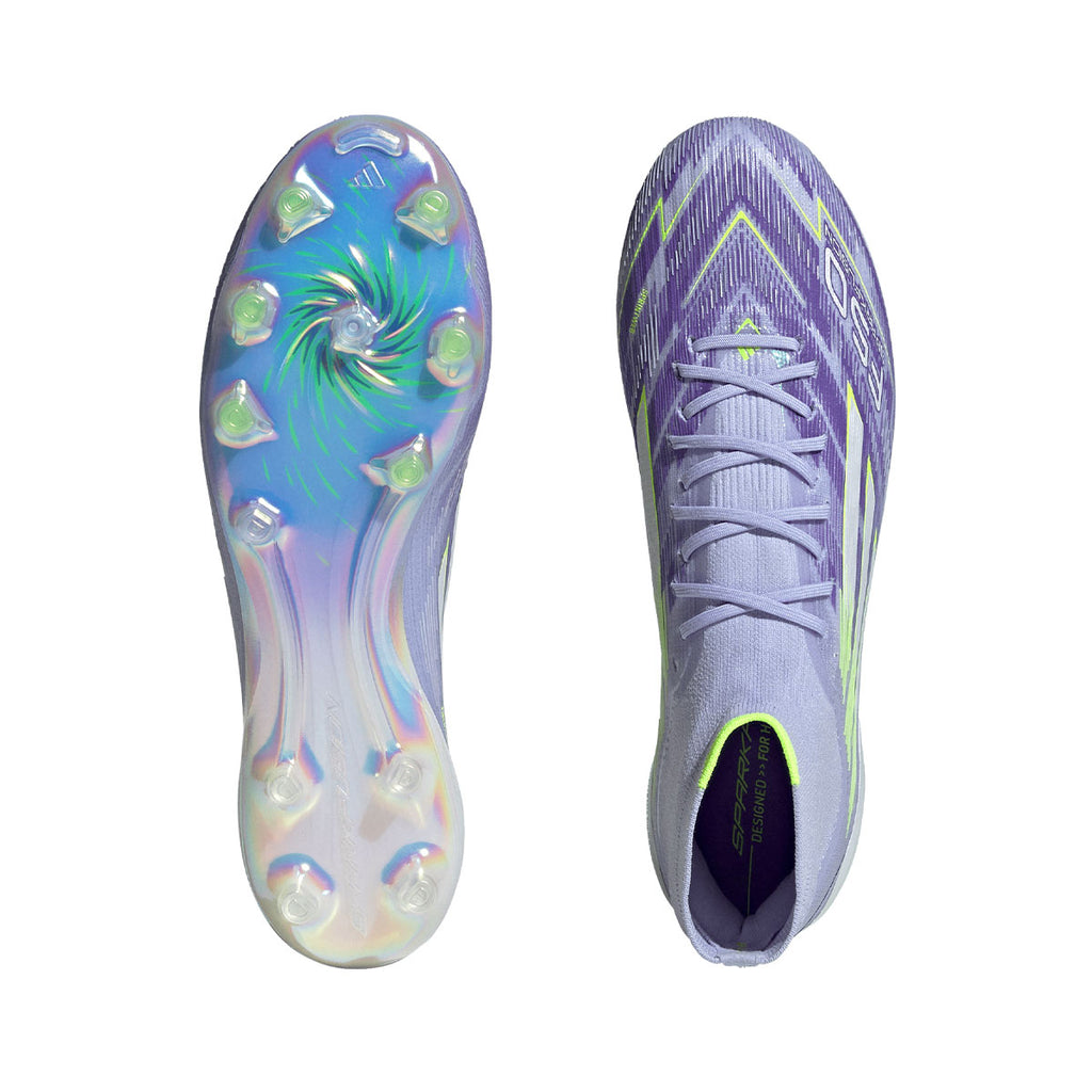ADIDAS F50 SPARKFUSION ELITE FG/AG - VIOLET TONE/LUCID LEMON/PURPLE RUSH