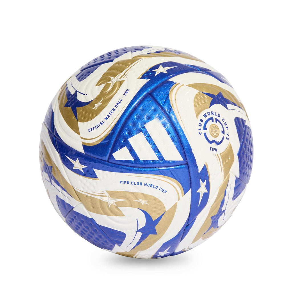 ADIDAS FCWC PRO FINAL BALL - WHITE MASTER BLUE/GOLD MET/DARK BLUE SILVER MET
