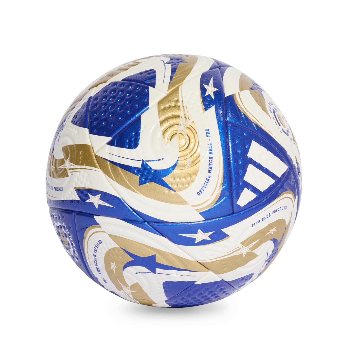 ADIDAS FCWC PRO FINAL BALL - WHITE MASTER BLUE/GOLD MET/DARK BLUE SILVER MET